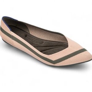 Sole Lovers Striped Rainbow Ballerina Flats